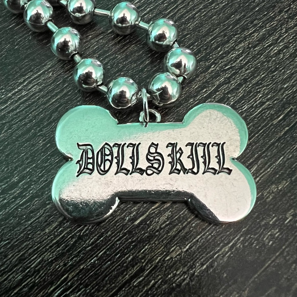 Dolls Kill Dog Bone Necklace